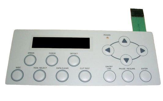 #23400012G Control Panel Sticker for Jaguar II/III/IV