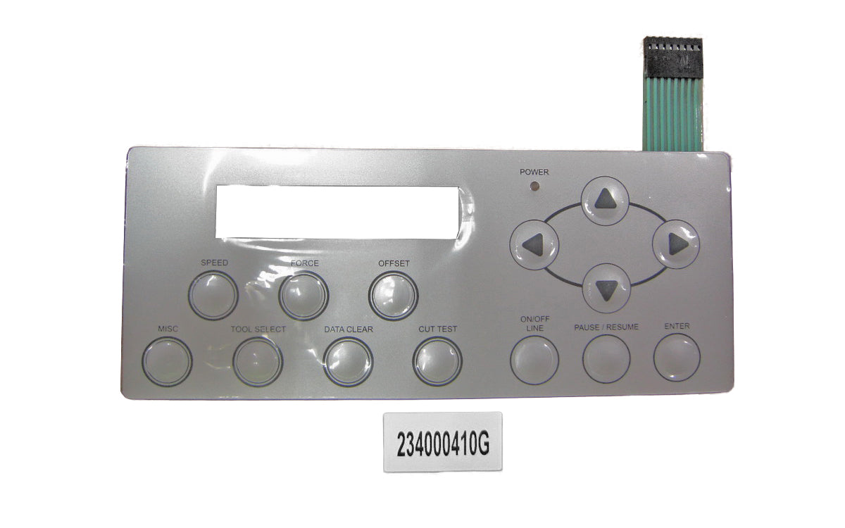 #234000410G Jaguar V Control Panel Sticker