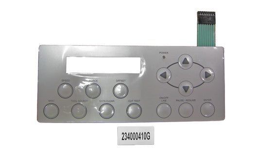 #234000410G Jaguar V Control Panel Sticker