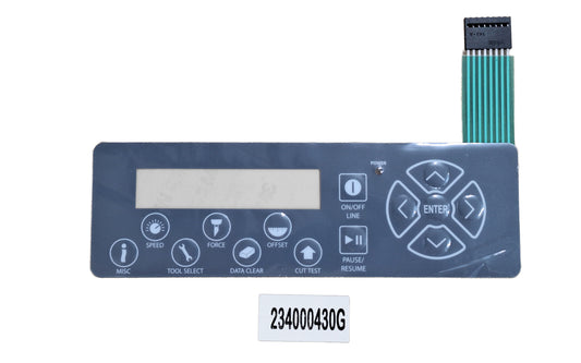 #234000430G Sticker, Control Panel Sticker, Puma IV