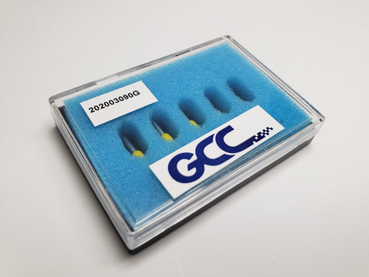 #202003090G Blade set, 25 DEGREE, Yellow-cap Blade 2.0mm diameter (5 pcs/pk)