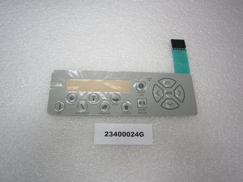 #23400024G Sticker, Control Panel Sticker, Puma III/Expert Pro